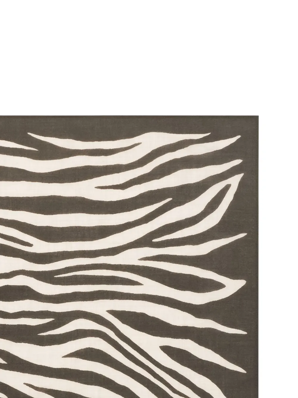 BOMPARD ゼブラプリント スクエアスカーフ