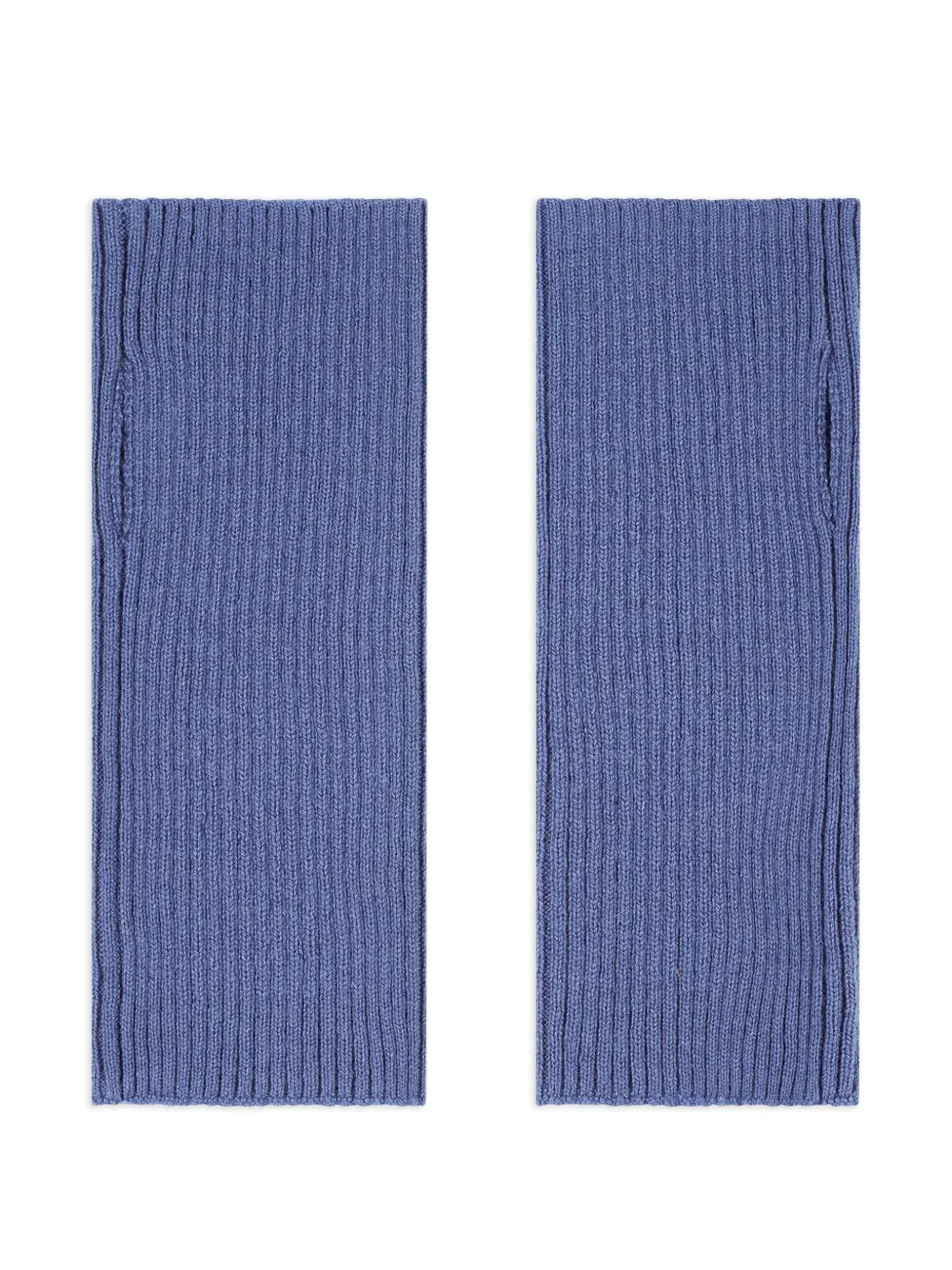 BOMPARD ribbed thumb mittens - Blu