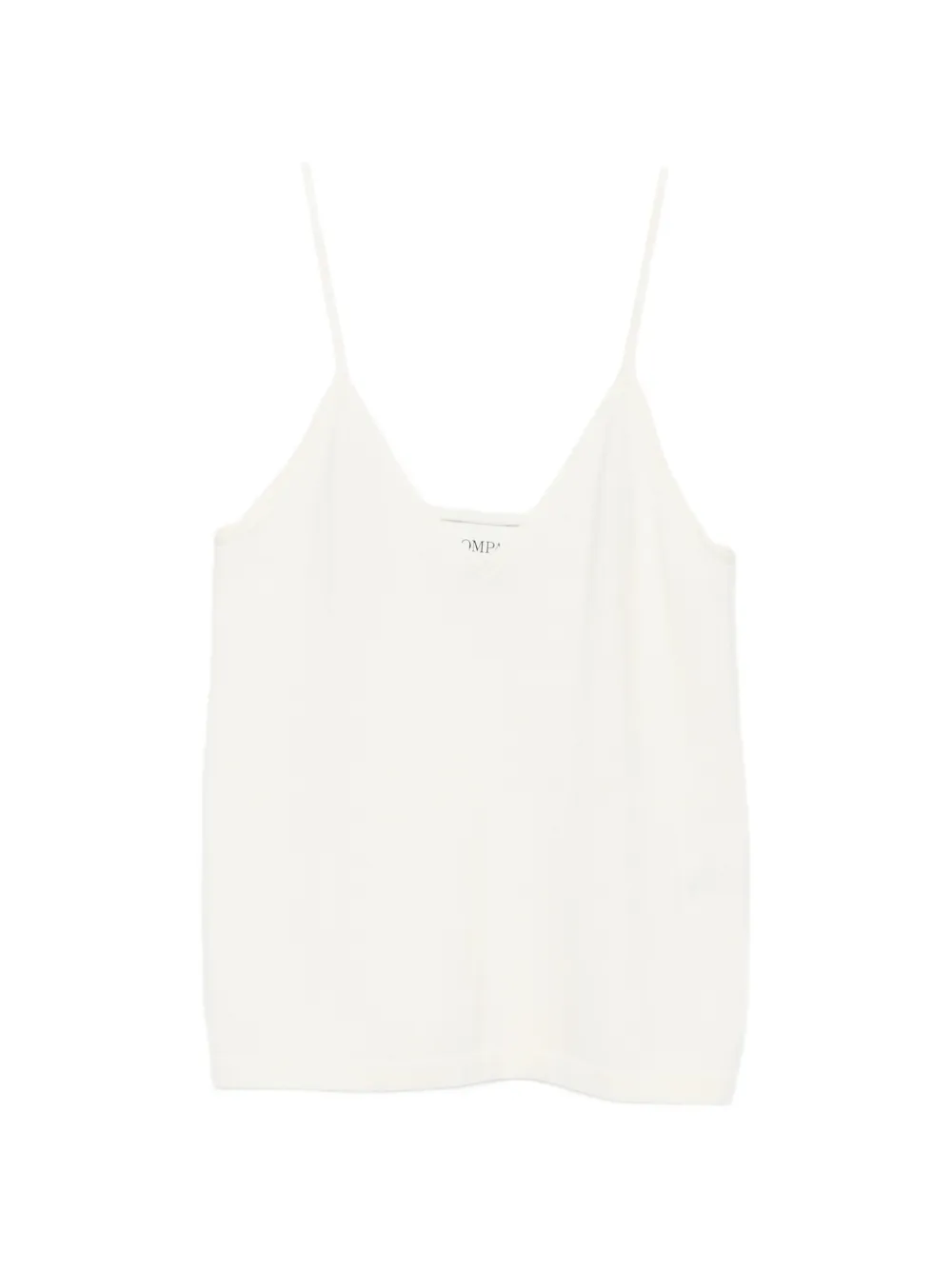 BOMPARD V-neck straps top - Toni neutri