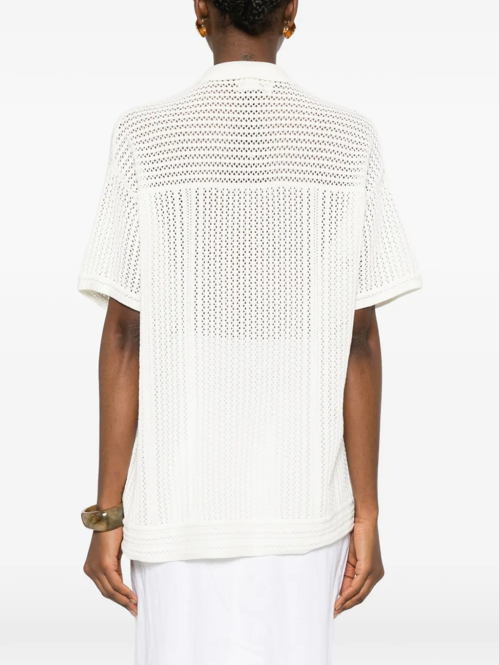 Crochet Polo Shirt