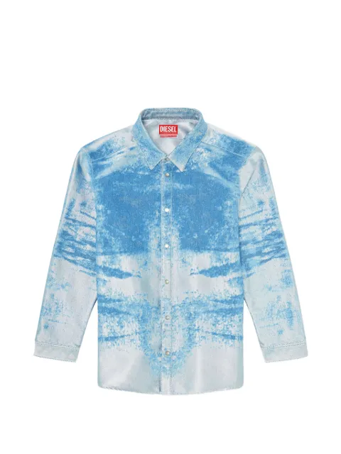 Diesel D-Kelmar denim-effect shirt