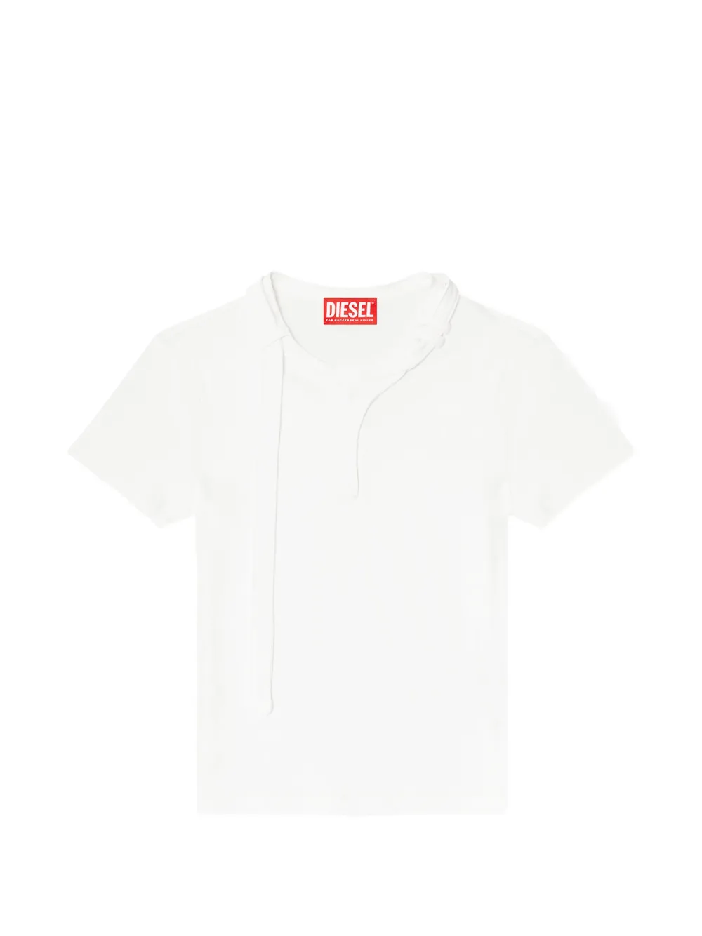 Diesel T-Iaras neck-strap top - Weiß