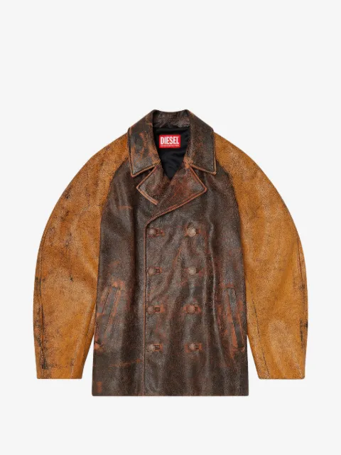 Diesel L-Nahun leather jacket