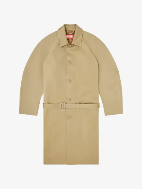 Diesel trench coat with cocoon sleeves