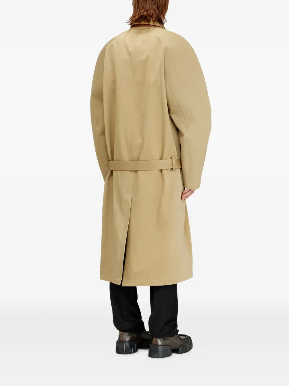 Diesel Trenchcoat met cocoon mouwen Beige