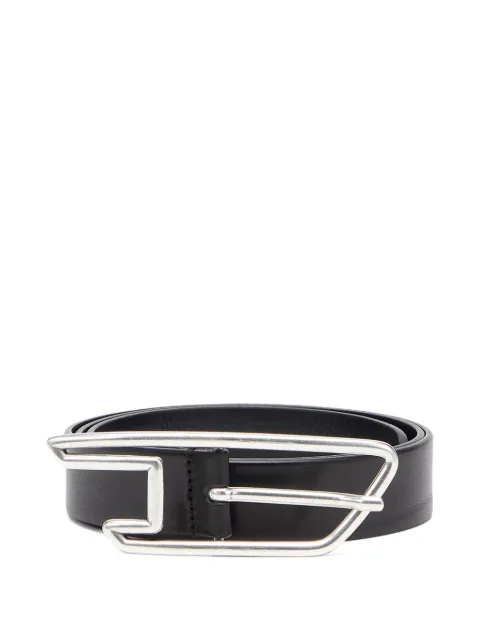 Diesel B-D Line 30 logo-buckle leather belt