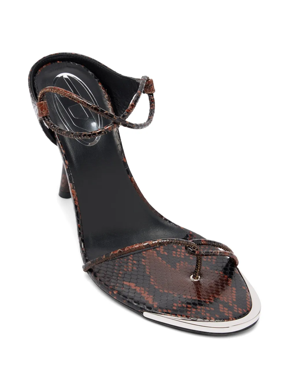 Diesel D-Diam's Infra Lace 90 sandalen Bruin