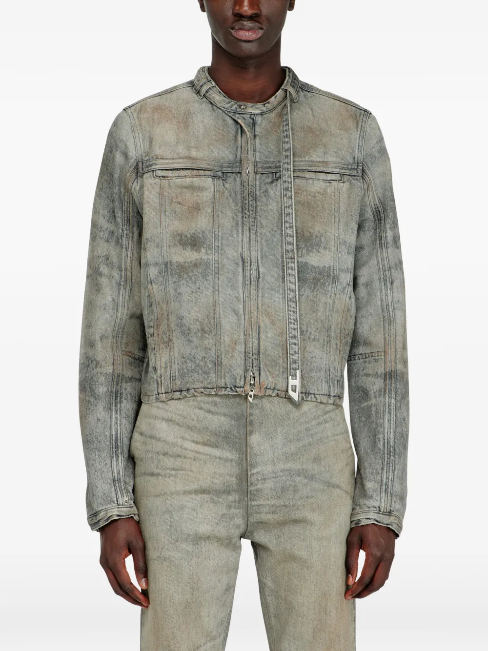  Diesel D-vulmar-fsi Denim Jacket - Grey 