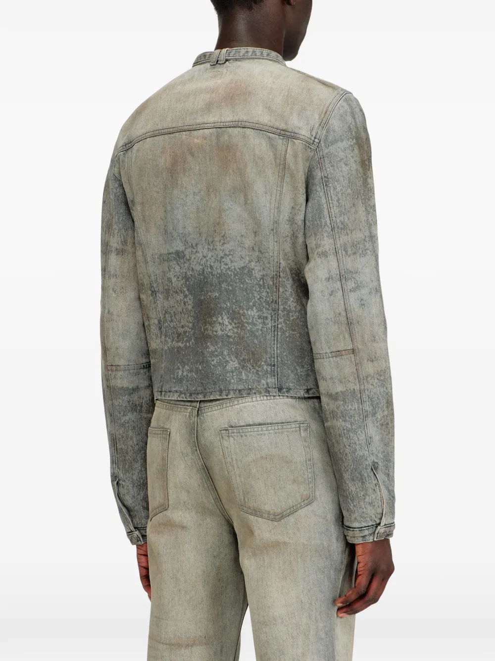 Diesel D-Vulmar-Fsi denim jack Grijs