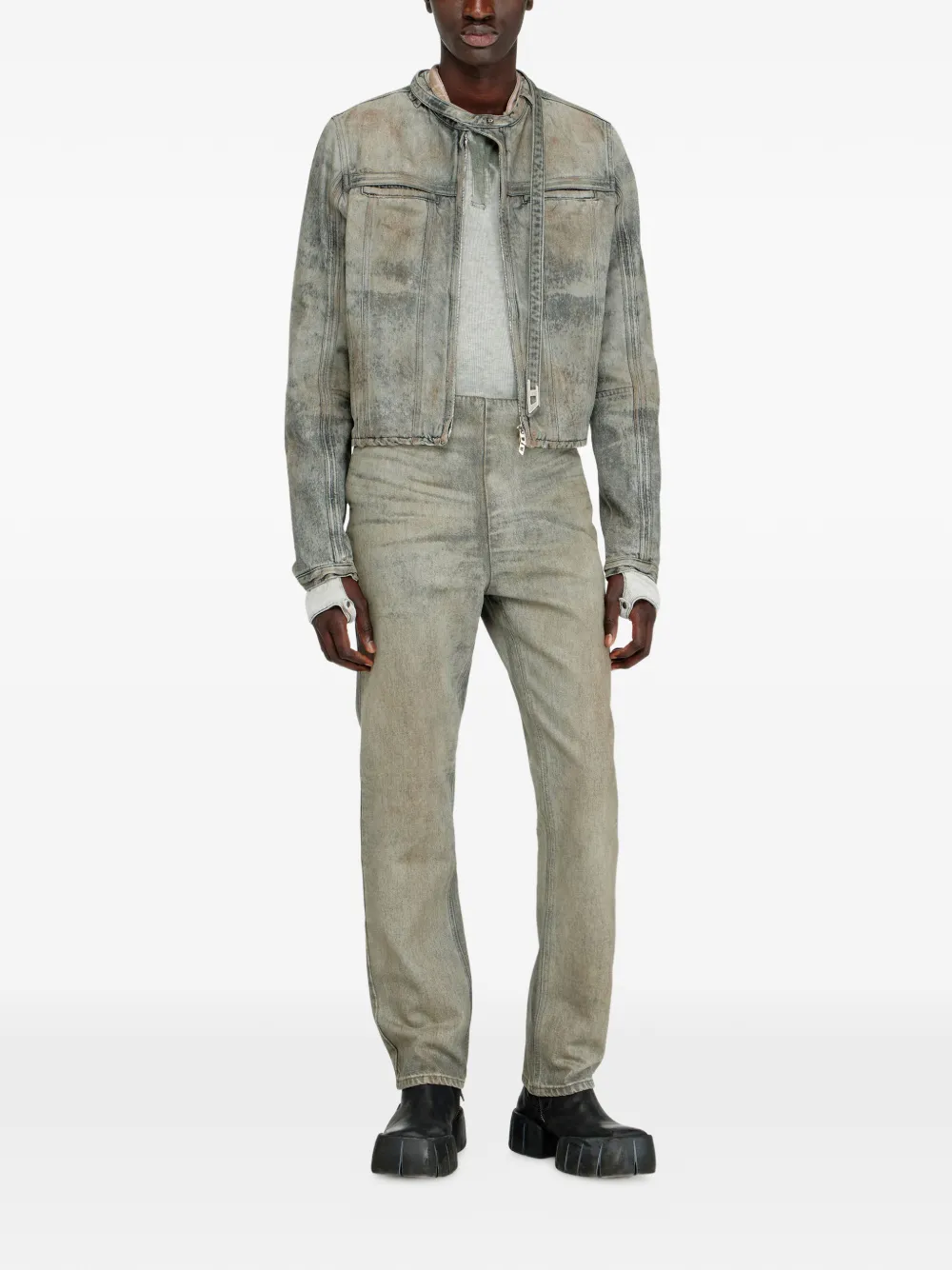  Diesel D-vulmar-fsi Denim Jacket - Grey 
