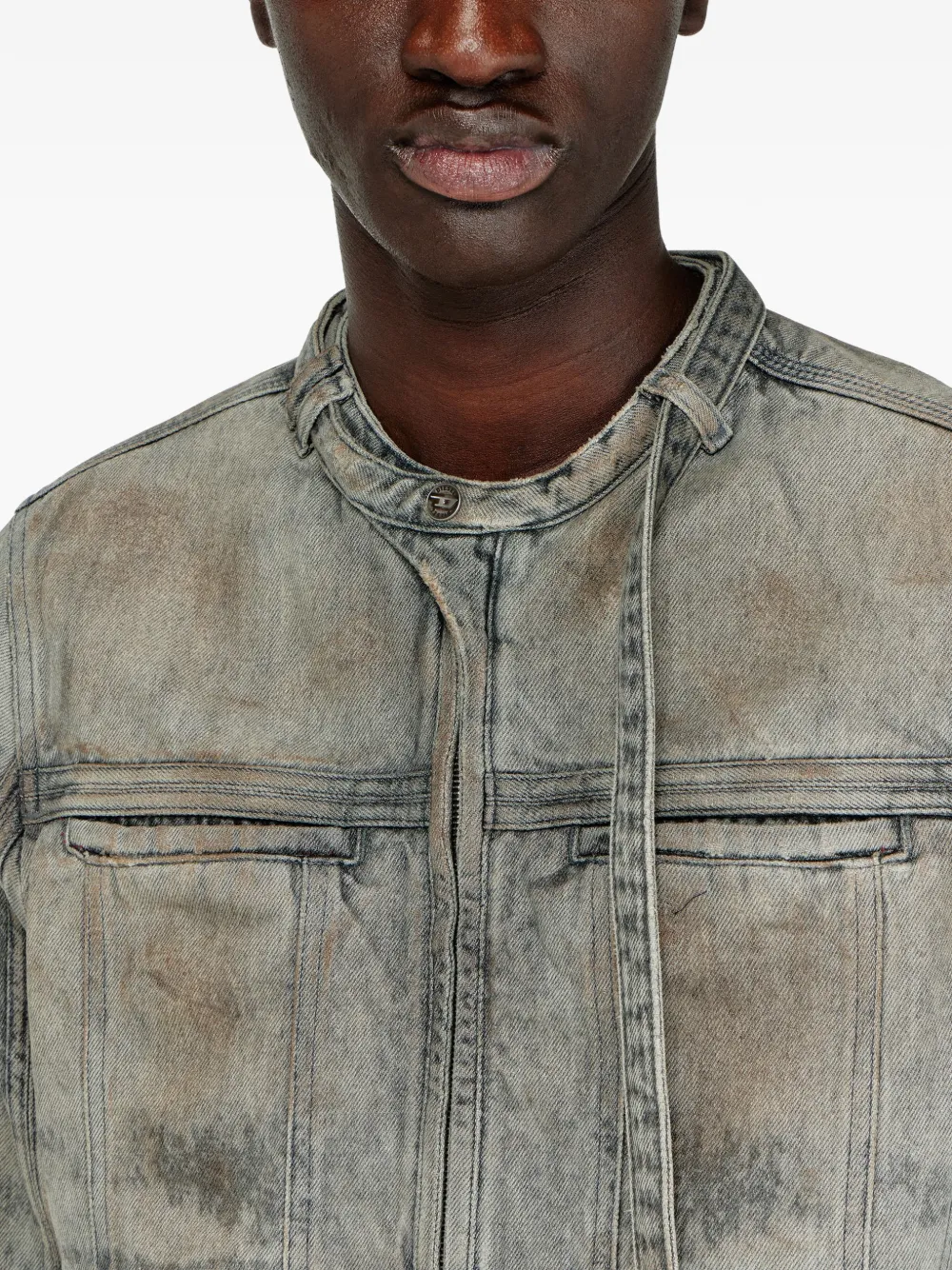 Diesel D-Vulmar-Fsi denim jack Grijs