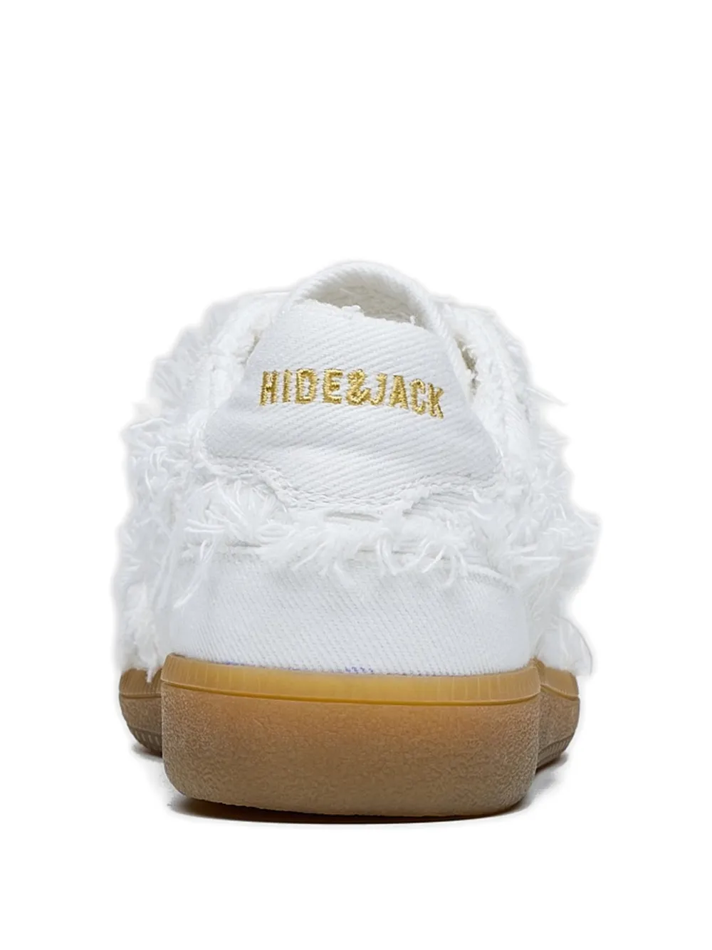 Hide&Jack Shaggy sneakers met franje Wit