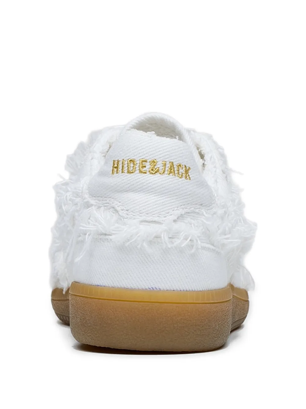  Hide&jack Zapatillas Shaggy Deshilachadas - Blanco 
