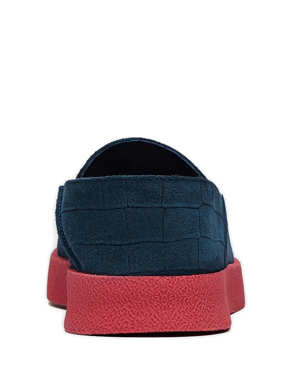 Hide&Jack crocodile-effect slip-on sneakers Blauw