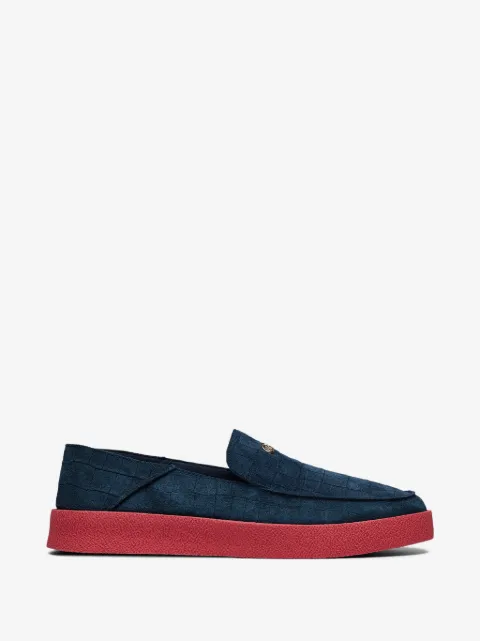 Hide&Jack crocodile-effect slip-on sneakers