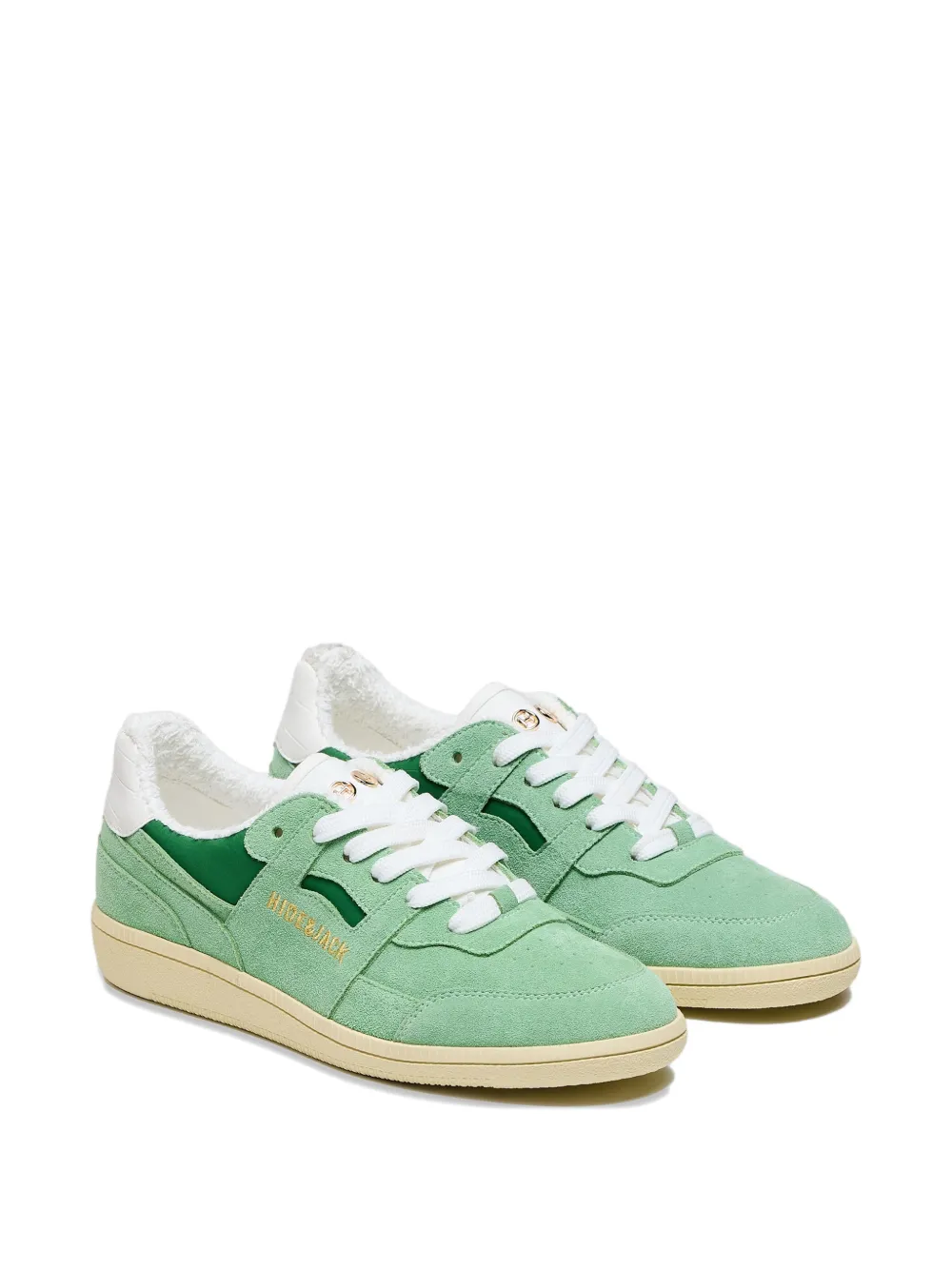 Hide&Jack Shaggy suede panelled sneakers | Low-Tops | Image 2