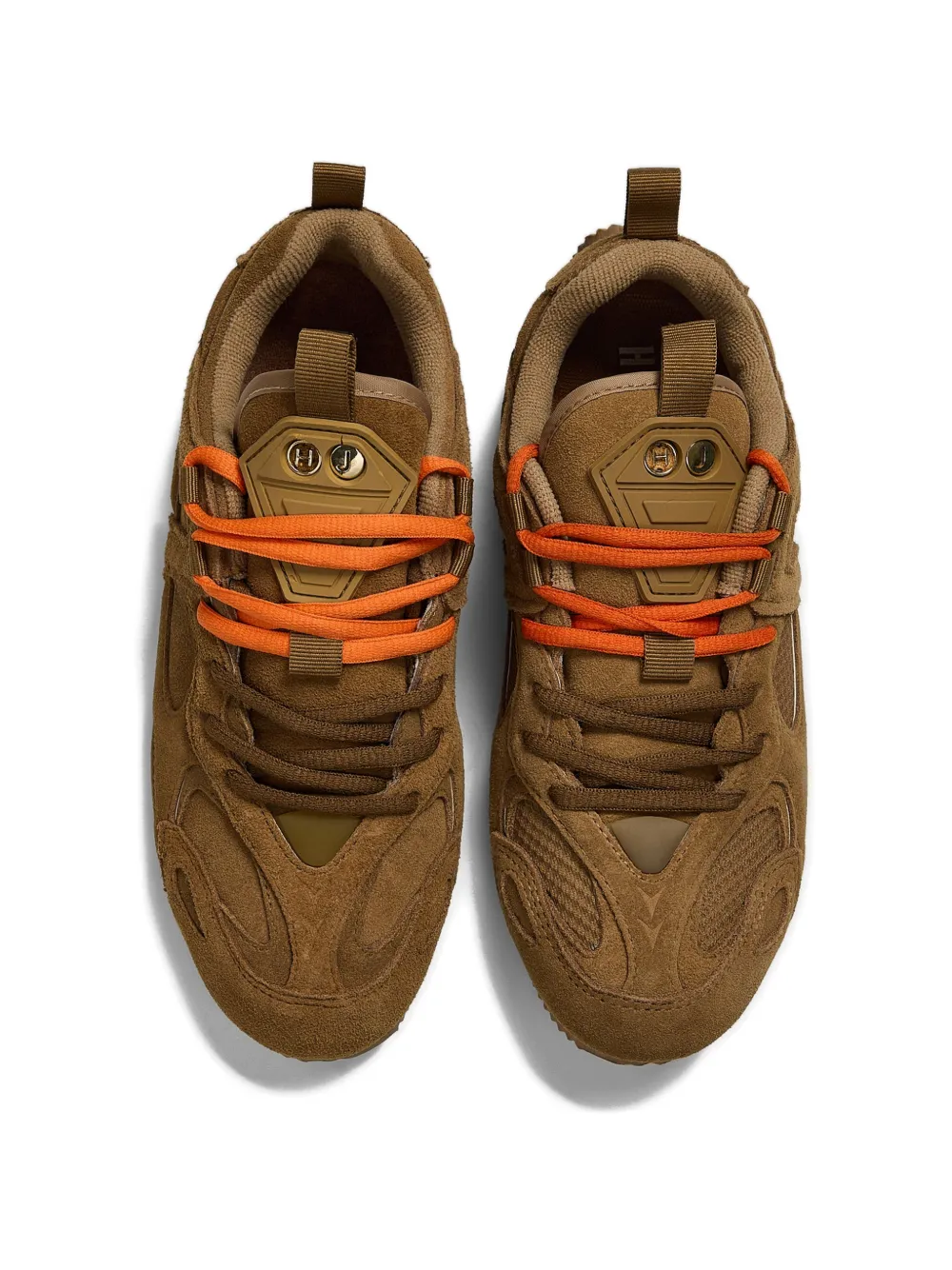 Hide&Jack Suède sneakers Bruin