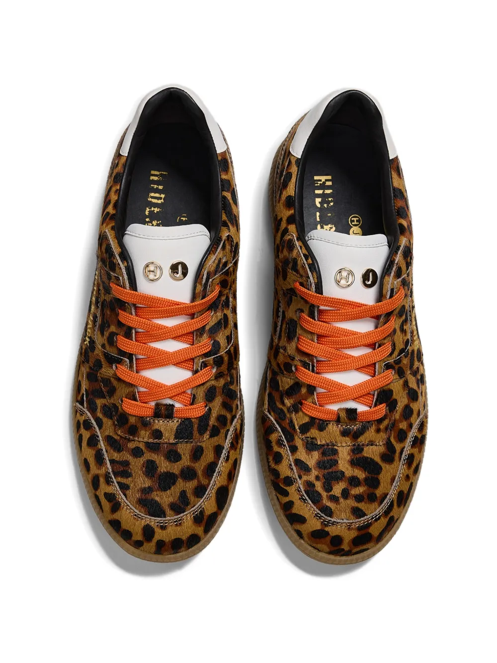 Hide&Jack Shaggy animal-print sneakers Bruin