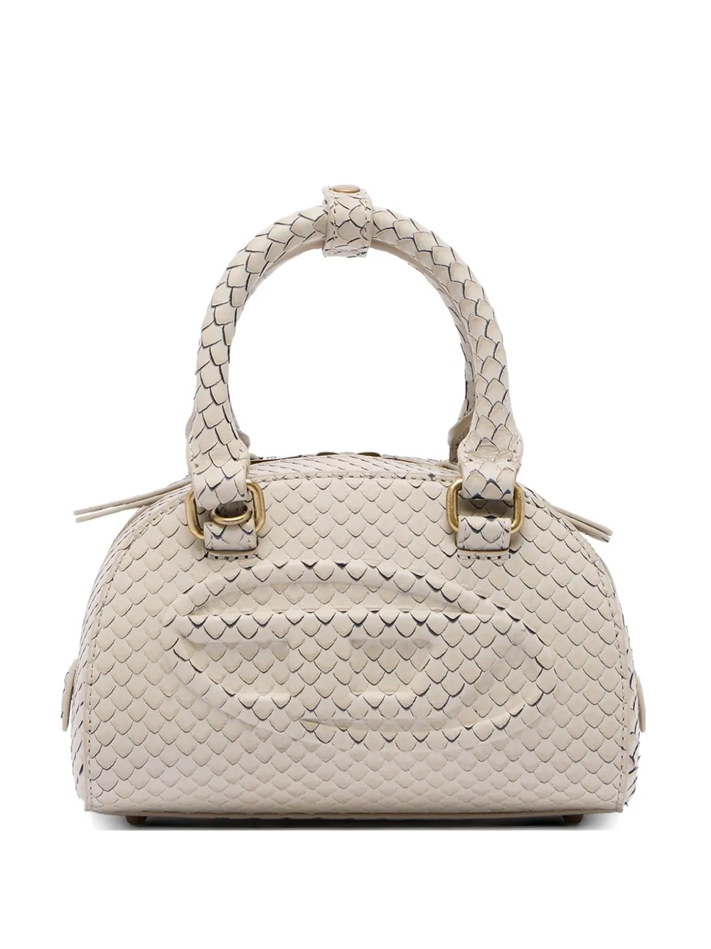Diesel 1dr Dome snake-print tote bag - Toni neutri