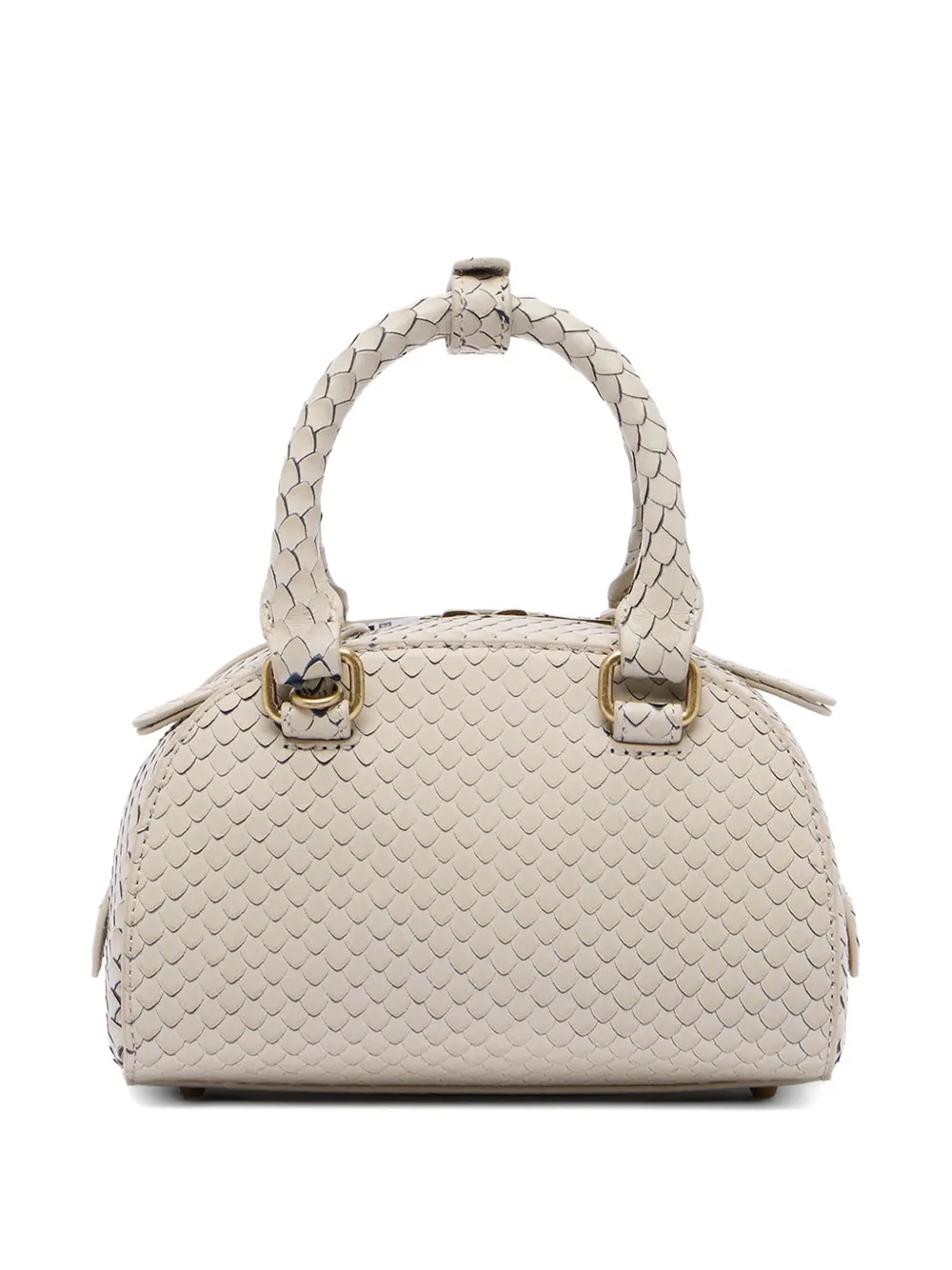  Diesel 1dr Dome Snake-print Tote Bag - Neutrals 