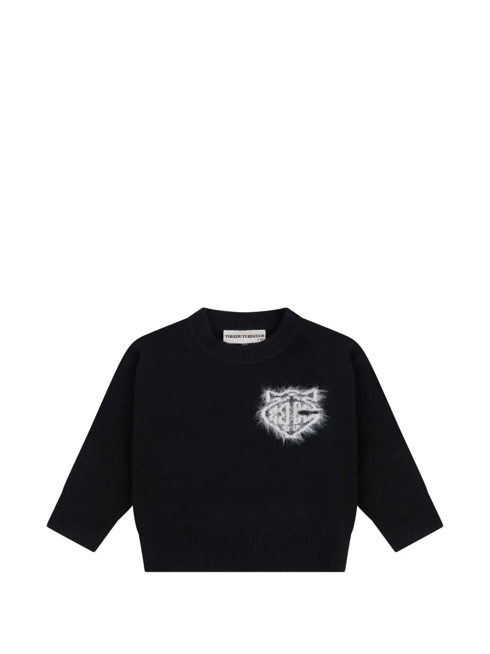 THE COUTURE CLUB KIDS crew-neck sweater - Nero