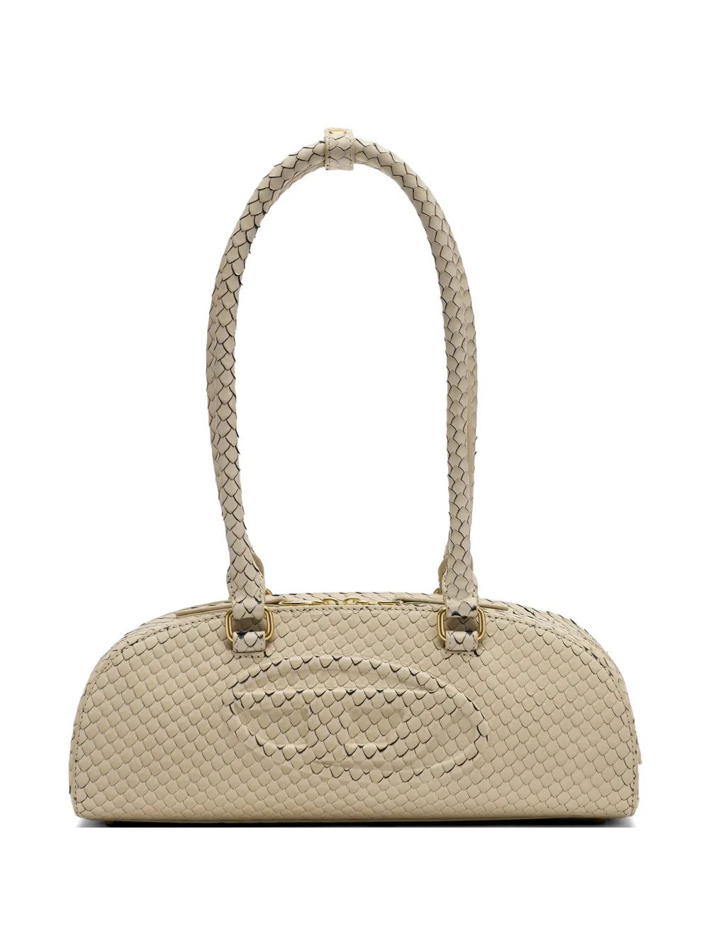 Diesel Dome embossed-logo shoulder bag - Toni neutri
