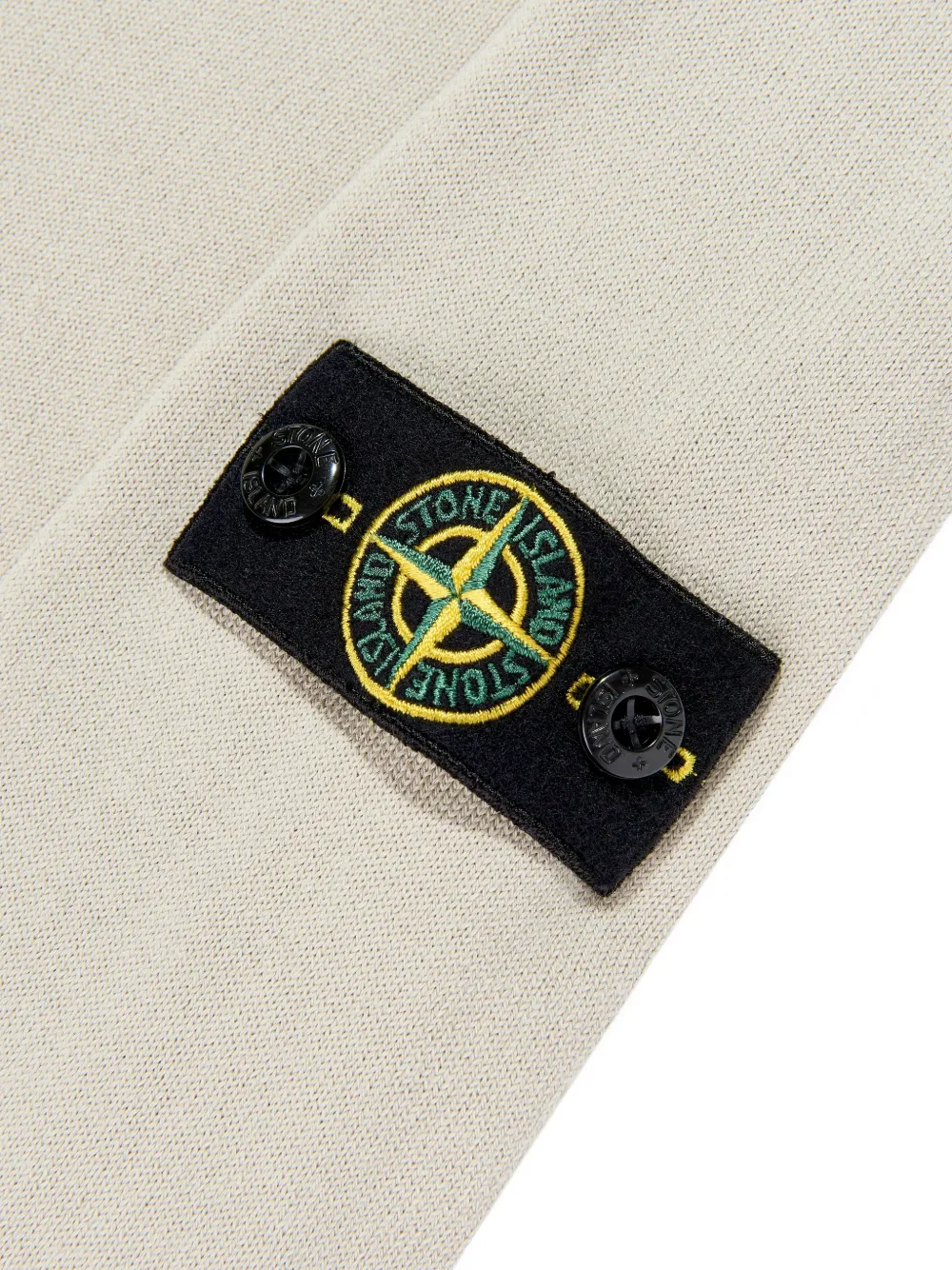  Stone Island Junior Buttoned Long-sleeve Polo Shirt - Neutrals 