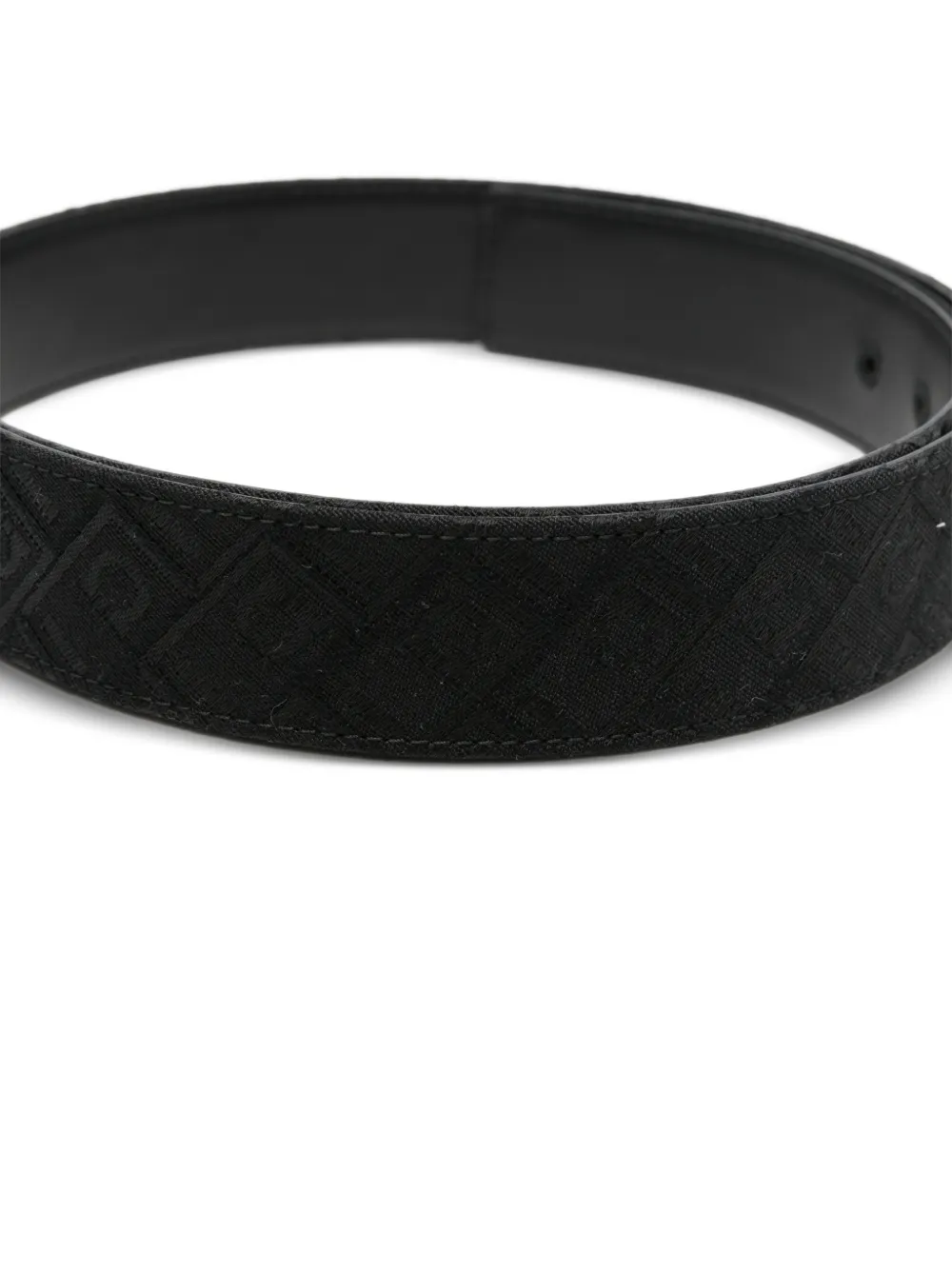  Ferragamo Logo-pattern Belt - Black 