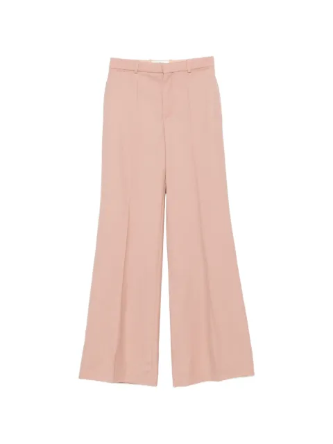 Chloé pantalones de lana con pinzas