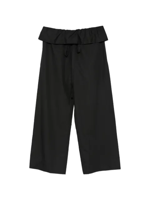 Enza Costa peplum drawstring trousers