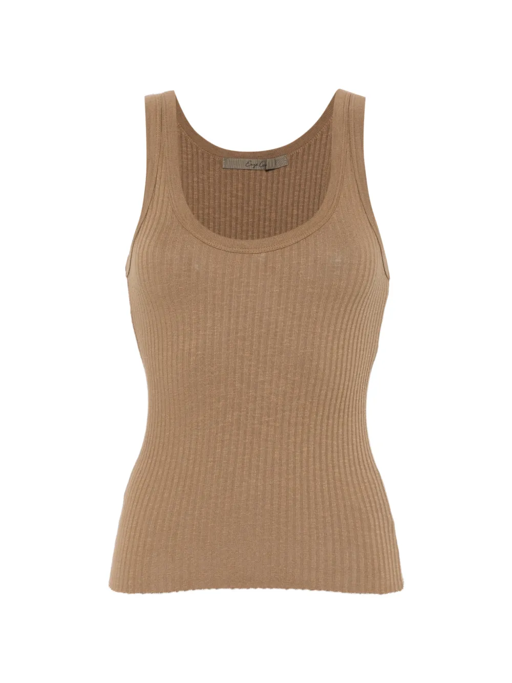 Enza Costa scoop-neck tank top - Marrone