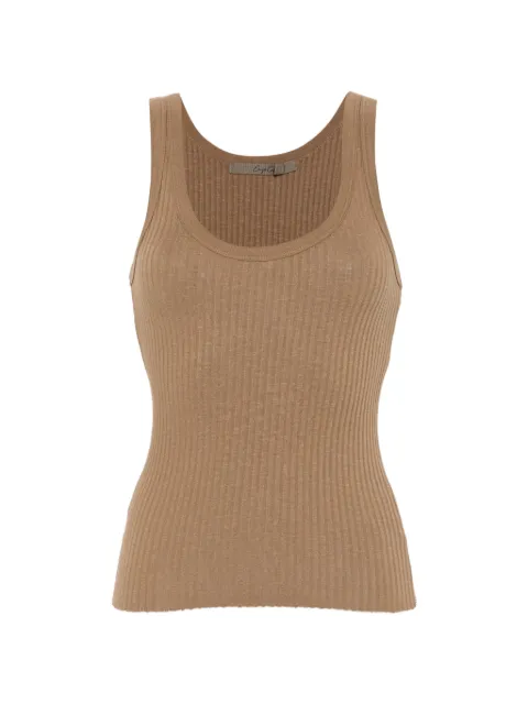 Enza Costa scoop-neck tank top
