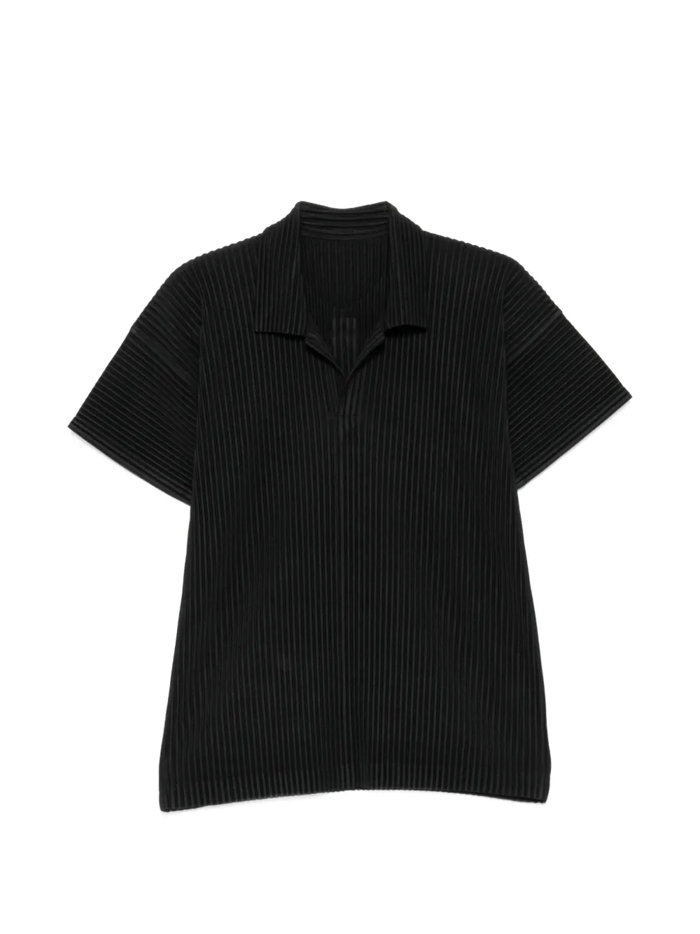 Homme Plissé Issey Miyake pleated short-sleeve T-shirt - Nero