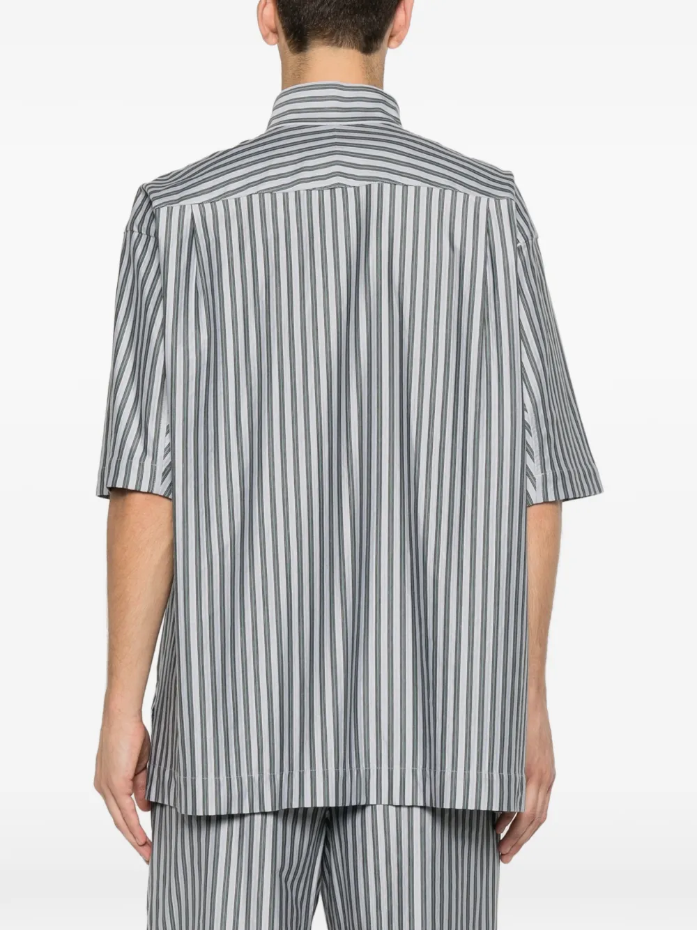 Homme Plissé Issey Miyake Gestreept T-shirt Blauw