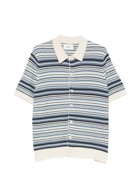 NN07 Nolan 60019 striped knitted shirt