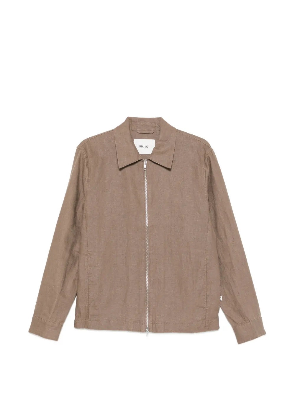 NN07 Alban two-way-zip jacket - Marrone