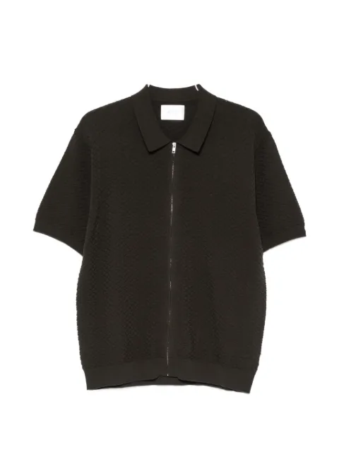 NN07 Gustav 60016 zip-up knitted shirt 