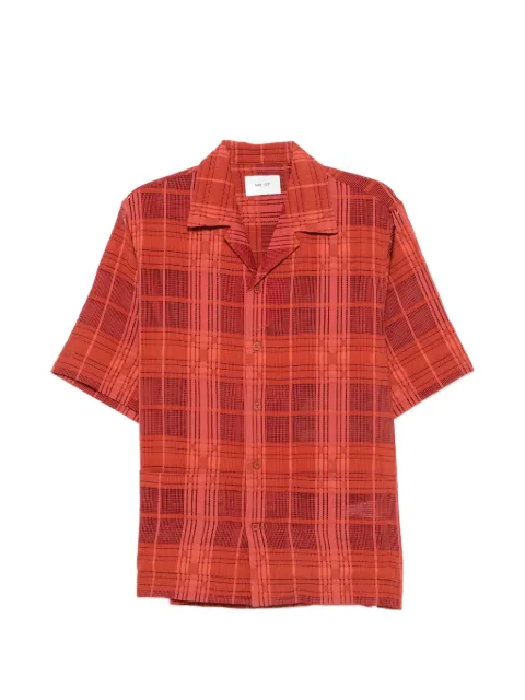 NN07 Ben check-pattern shirt
