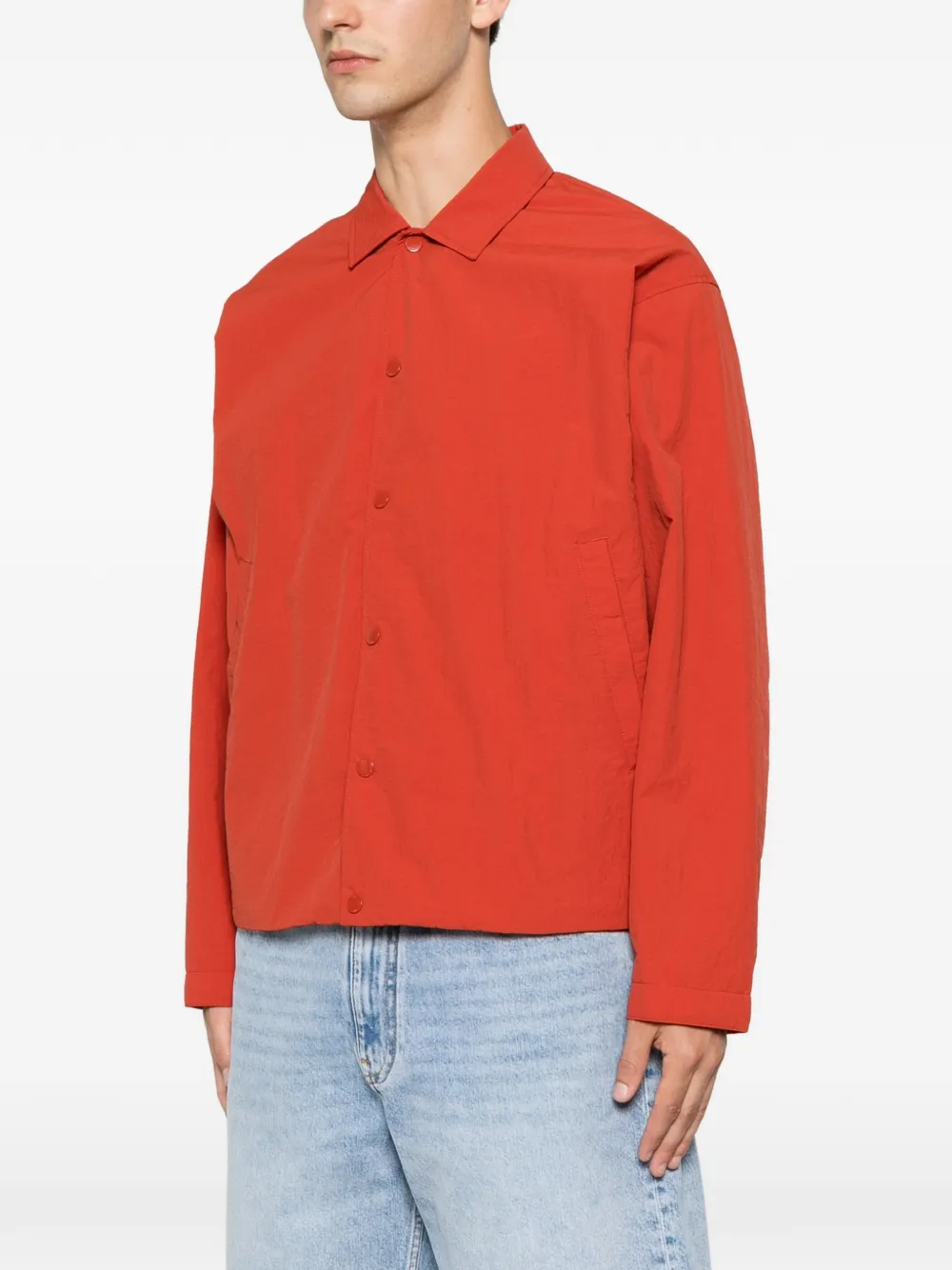  Nn07 Fenton Buttoned Jacket - Rojo 
