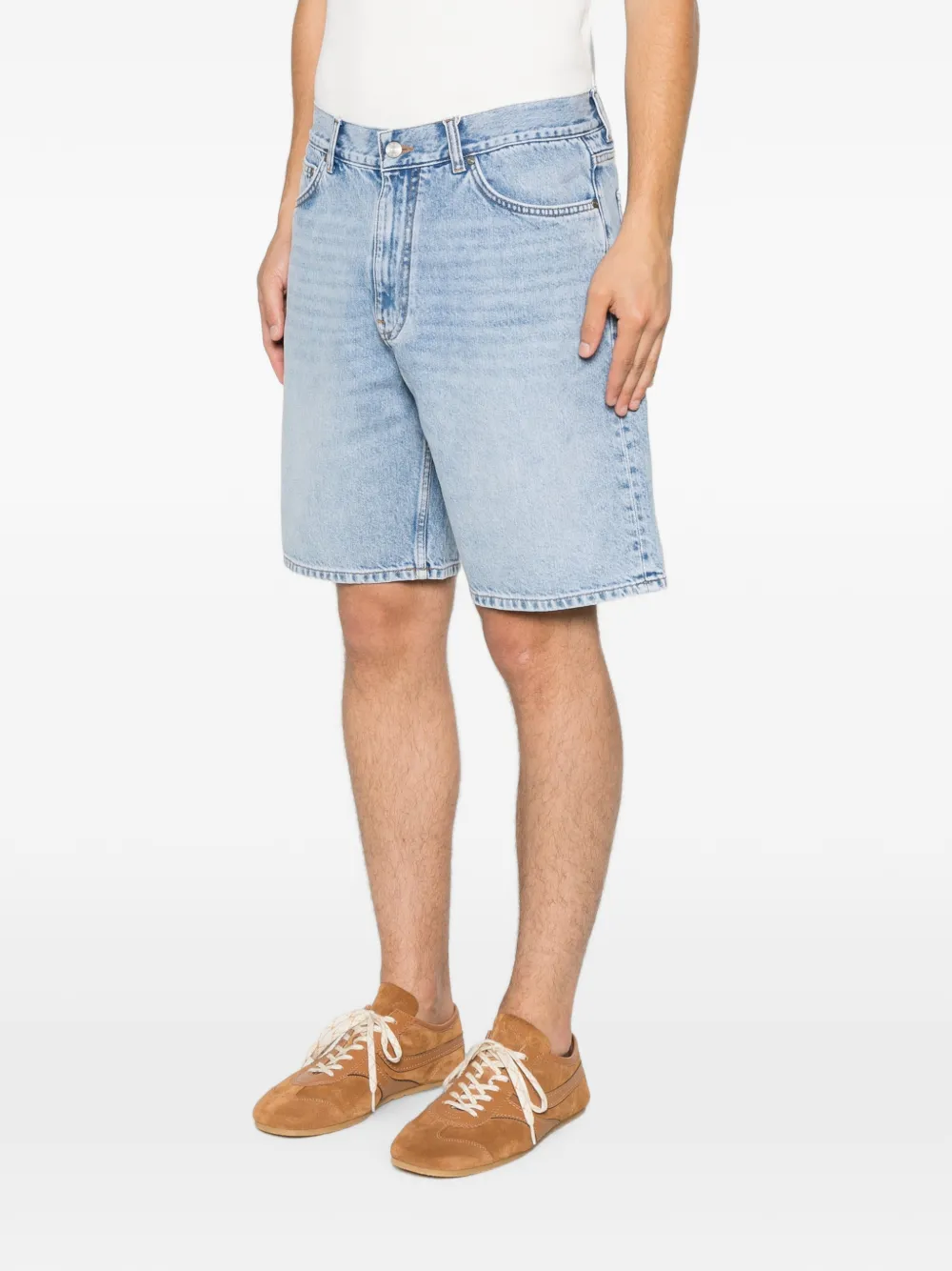 NN07 Otis shorts met biologisch katoen Blauw