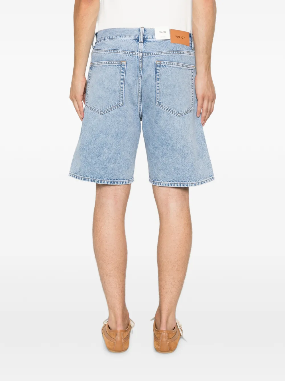 NN07 Otis shorts met biologisch katoen Blauw