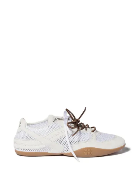 Miu Miu mesh laced sneakers