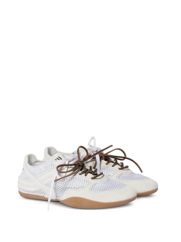 Miu Miu Gymnasium スニーカー | ホワイト | FARFETCH JP