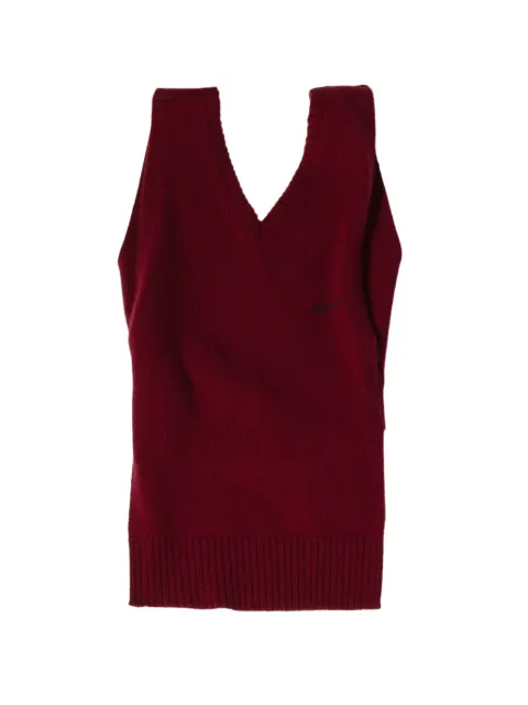 Miu Miu — cashmere knit vest