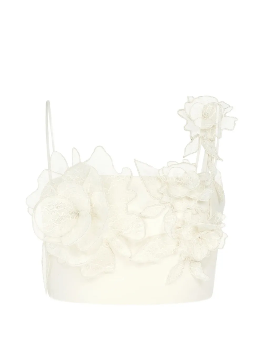 David Koma floral appliqué top - Toni neutri