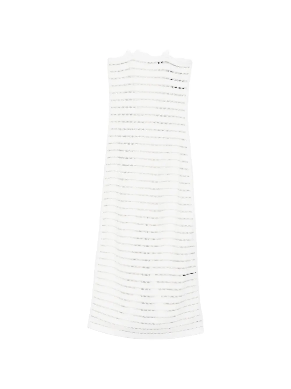 David Koma spaghetti-strap midi dress - Weiß