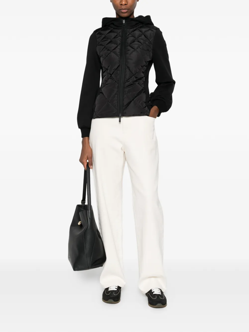 Moncler Jack met capuchon Zwart