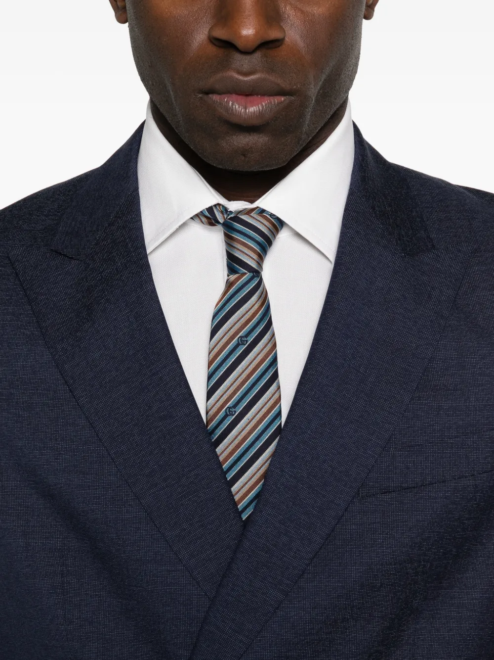 Wool Double-Breasted Suit