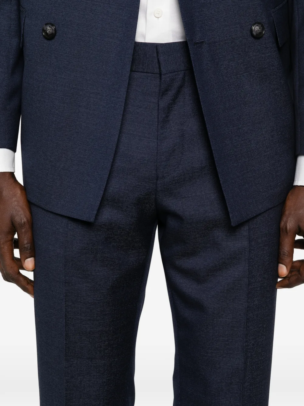 Wool Double-Breasted Suit