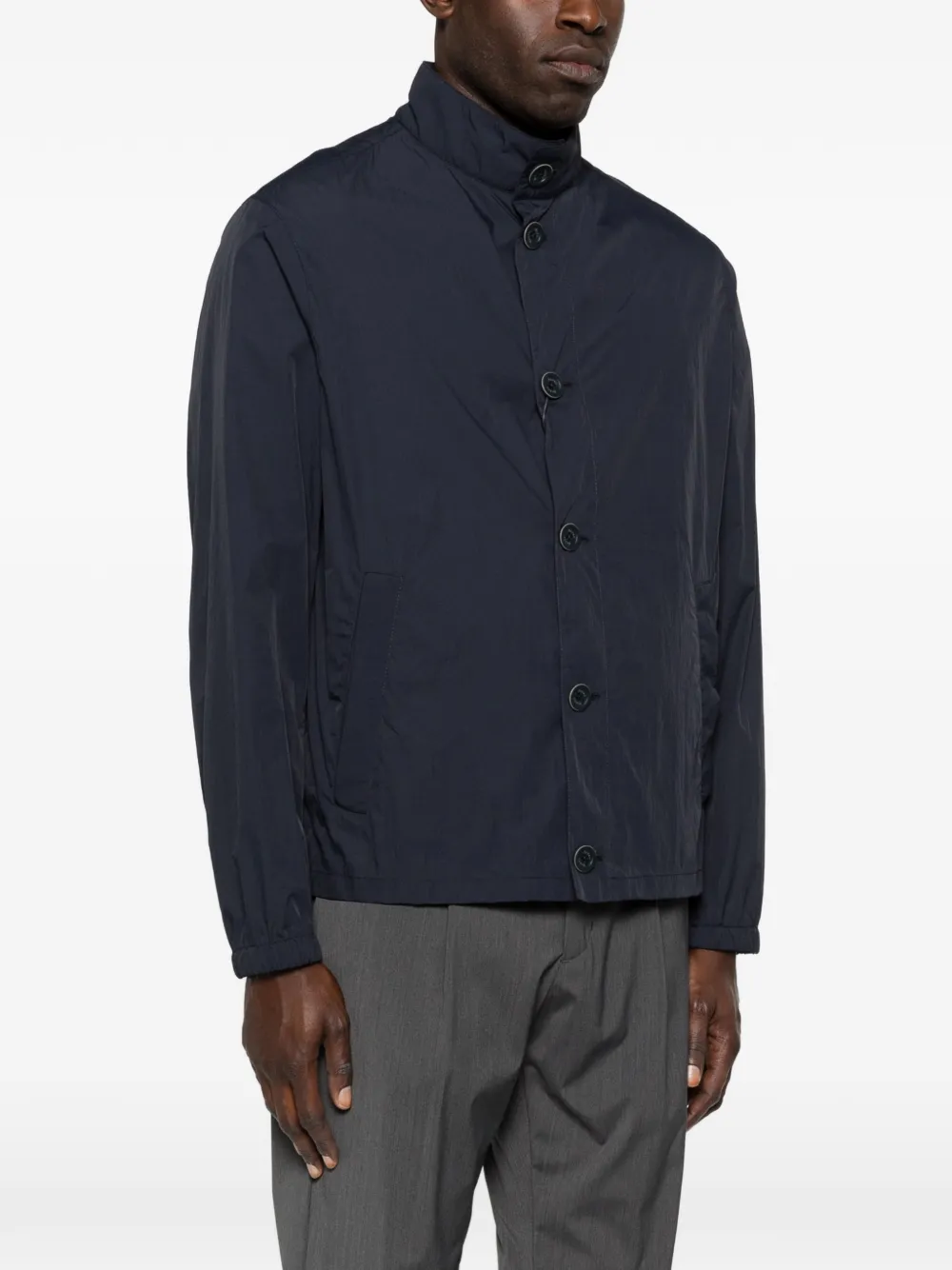 Herno Jas met knopen Blauw